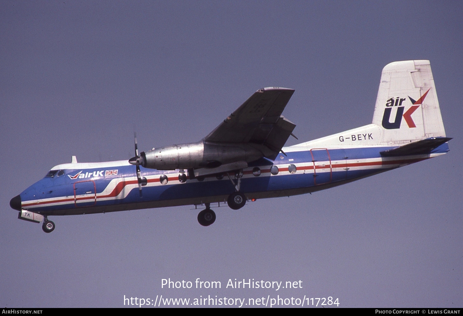 Aircraft Photo of G-BEYK | Handley Page HPR-7 Herald 401 | Air UK | AirHistory.net #117284