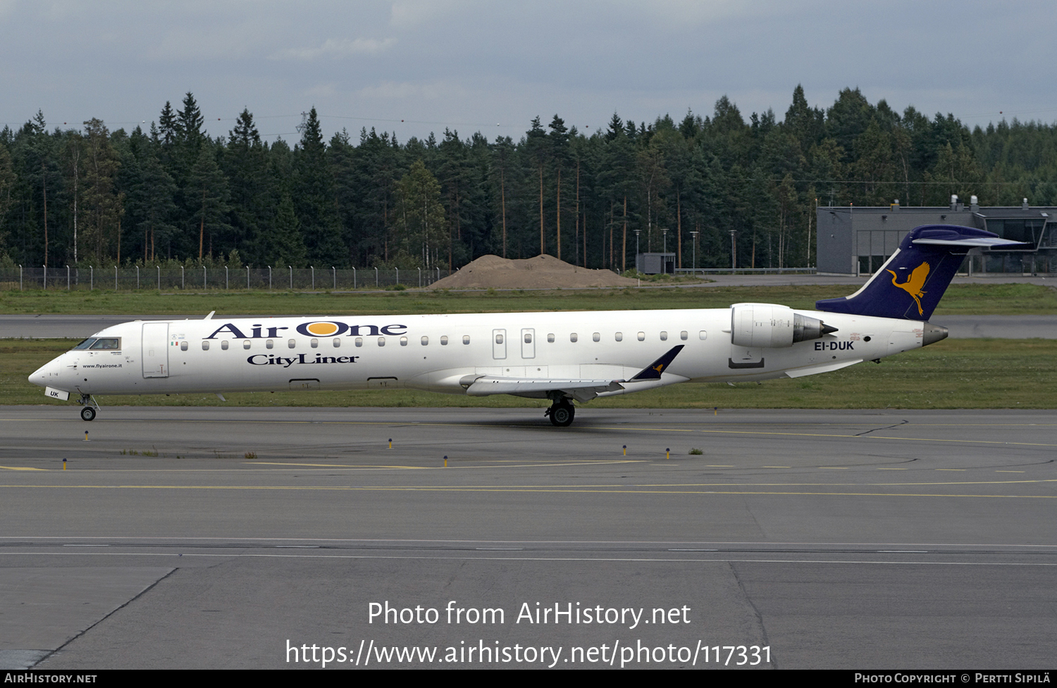 Aircraft Photo of EI-DUK | Bombardier CRJ-900ER (CL-600-2D24) | Air One CityLiner | AirHistory.net #117331