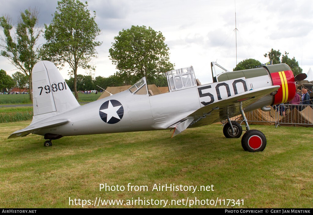 Aircraft Photo of N71502 / 79801 | Vultee BT-13B Valiant | USA - Army | AirHistory.net #117341