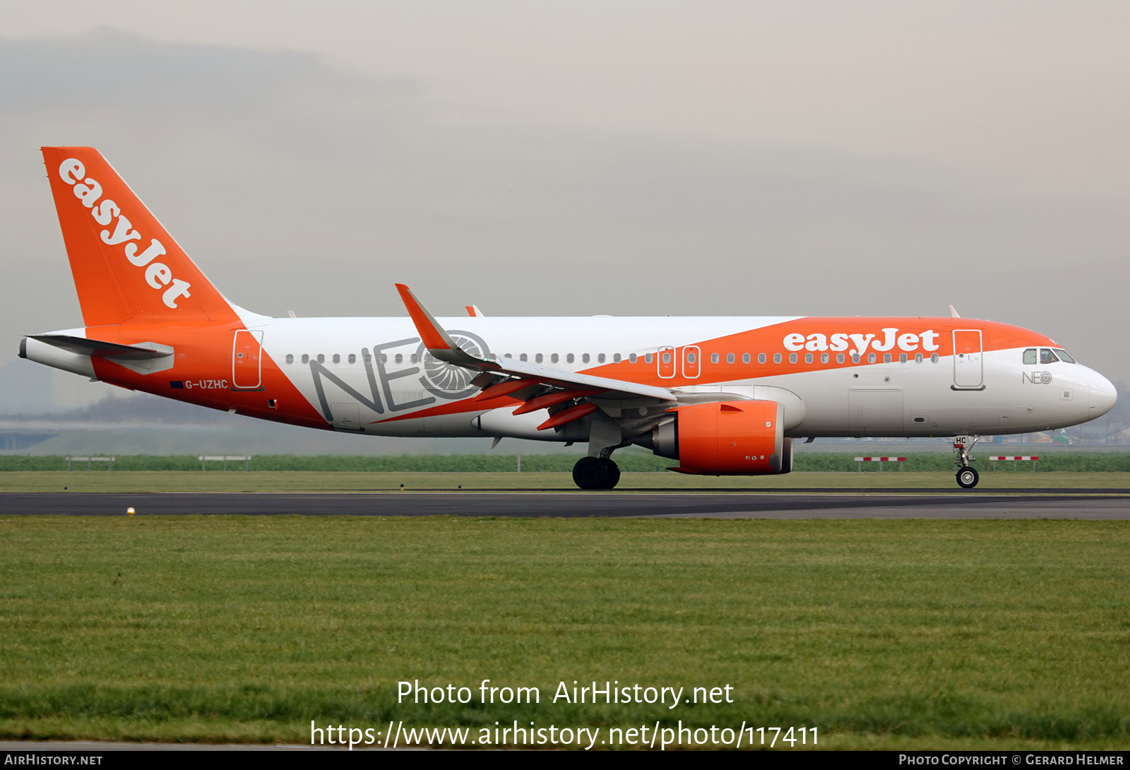 Aircraft Photo of G-UZHC | Airbus A320-251N | EasyJet | AirHistory.net #117411