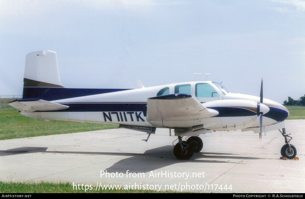 Aircraft Photo of N711TK | Beech B50 Twin Bonanza | AirHistory.net #117444