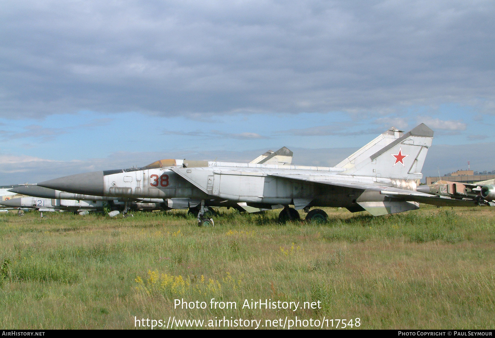 Aircraft Photo of 38 red | Mikoyan-Gurevich MiG-25P | AirHistory.net #117548