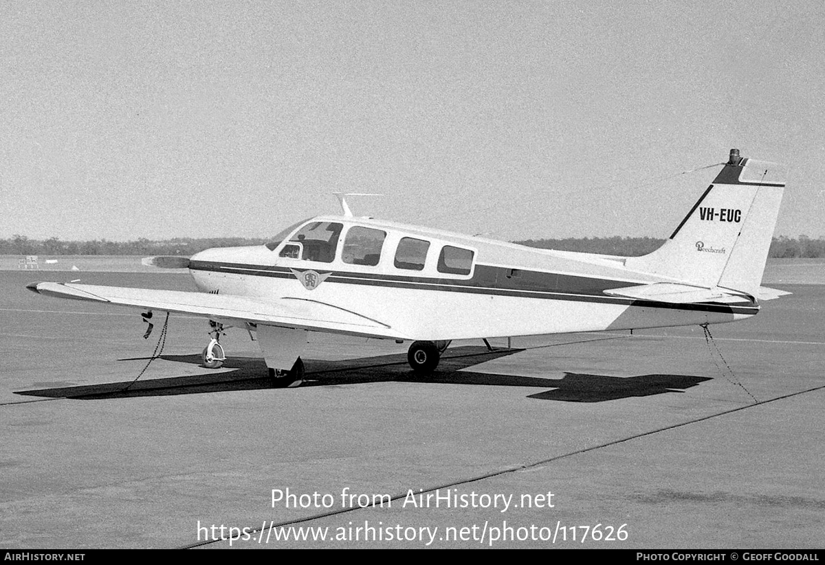 Aircraft Photo of VH-EUC | Beech 36 Bonanza 36 | Sunland Aviation Services | AirHistory.net #117626