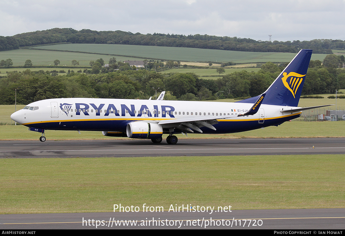 Aircraft Photo of EI-GJO | Boeing 737-800 | Ryanair | AirHistory.net #117720