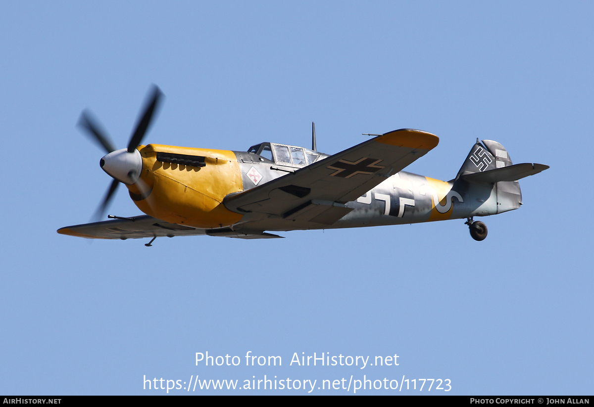 Aircraft Photo of G-AWHH | Hispano HA-1112-M1L Buchon | Germany - Air Force | AirHistory.net #117723