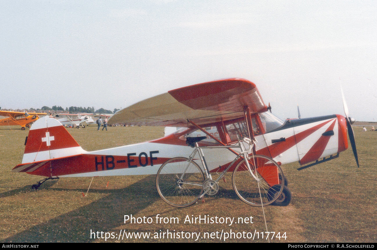 Aircraft Photo of HB-EOF | Auster J-1 Autocrat | AirHistory.net #117744