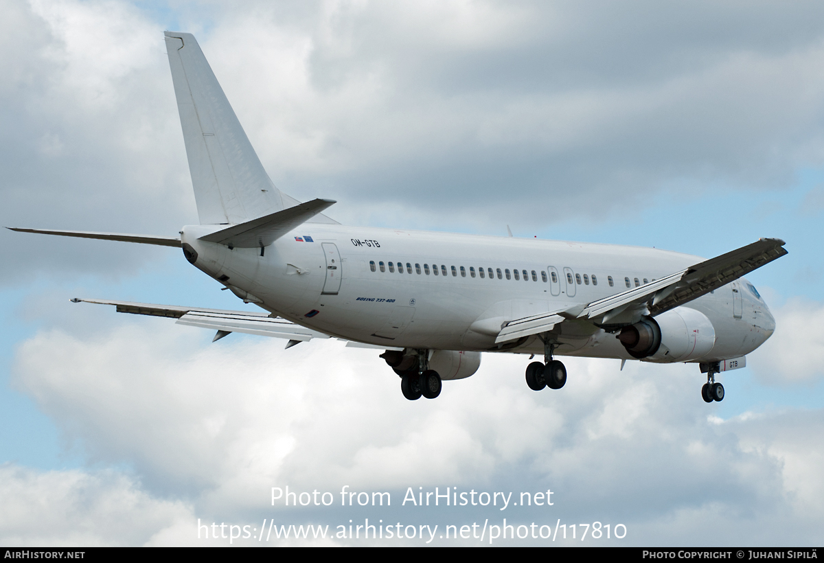 Aircraft Photo of OM-GTB | Boeing 737-49R | AirHistory.net #117810