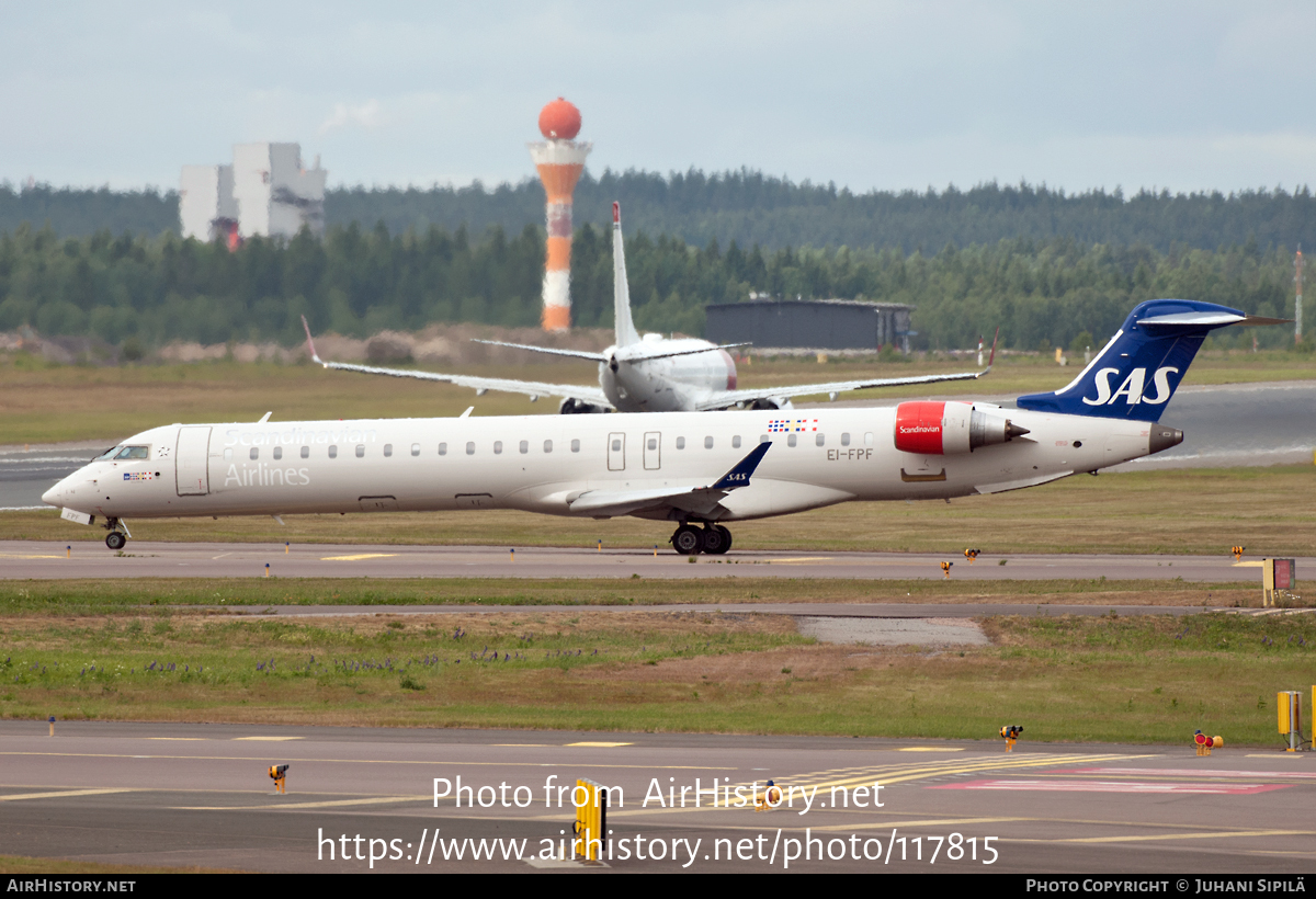 Aircraft Photo of EI-FPF | Bombardier CRJ-900LR (CL-600-2D24) | Scandinavian Airlines - SAS | AirHistory.net #117815