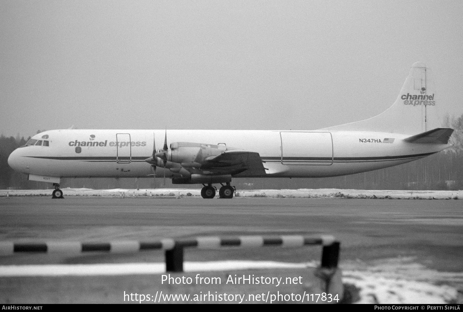 Aircraft Photo of N347HA | Lockheed L-188C(F) Electra | Channel Express | AirHistory.net #117834