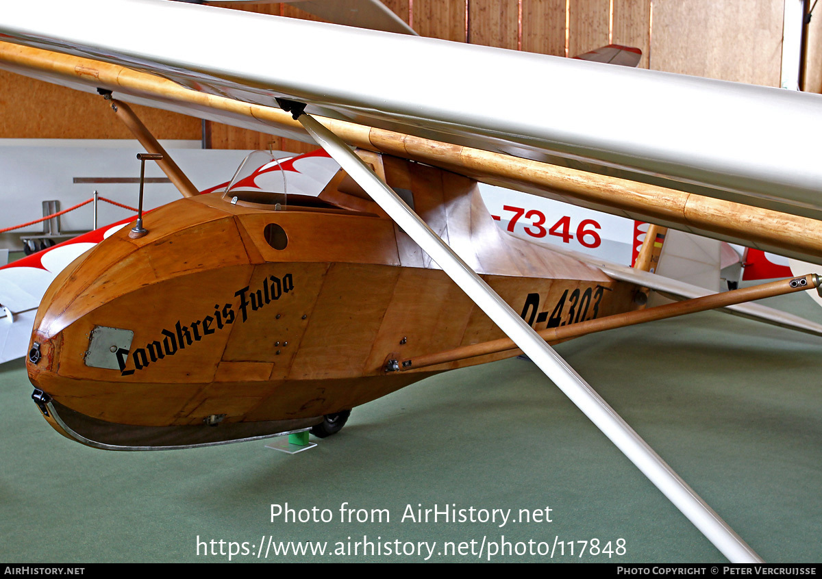 Aircraft Photo of D-4303 | Schneider Grunau Baby III | Rhönflug Wasserkuppe | AirHistory.net #117848