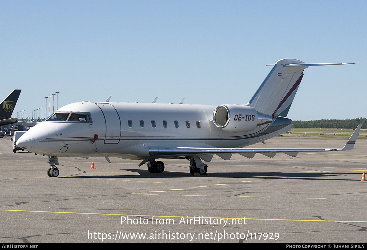 Aircraft Photo of OE-IDG | Bombardier Challenger 604 (CL-600-2B16) | AirHistory.net #117929