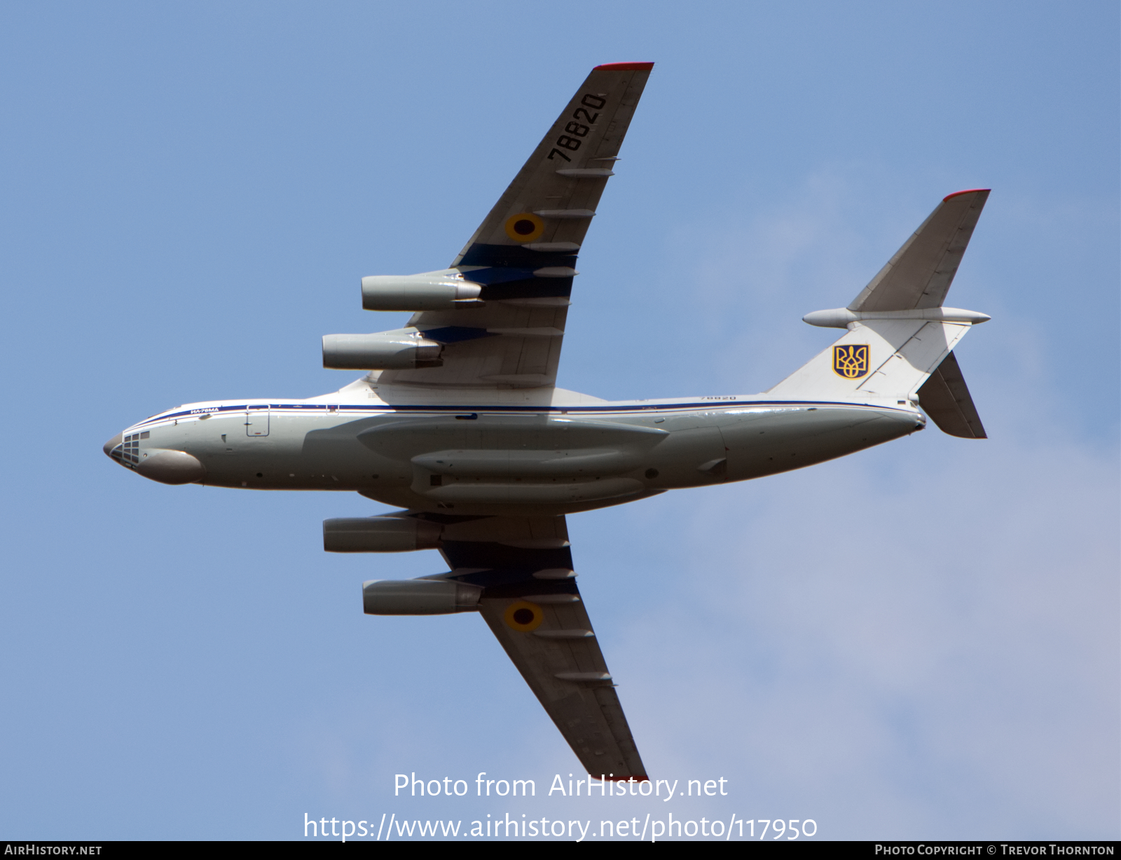 Aircraft Photo of UR-78820 | Ilyushin Il-76MD | Ukraine - Air Force | AirHistory.net #117950