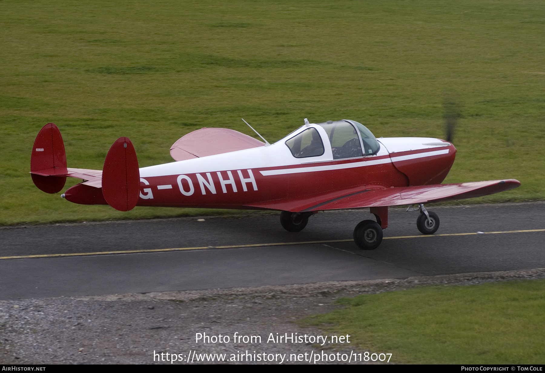 Aircraft Photo of G-ONHH | Forney F-1A Aircoupe | AirHistory.net #118007