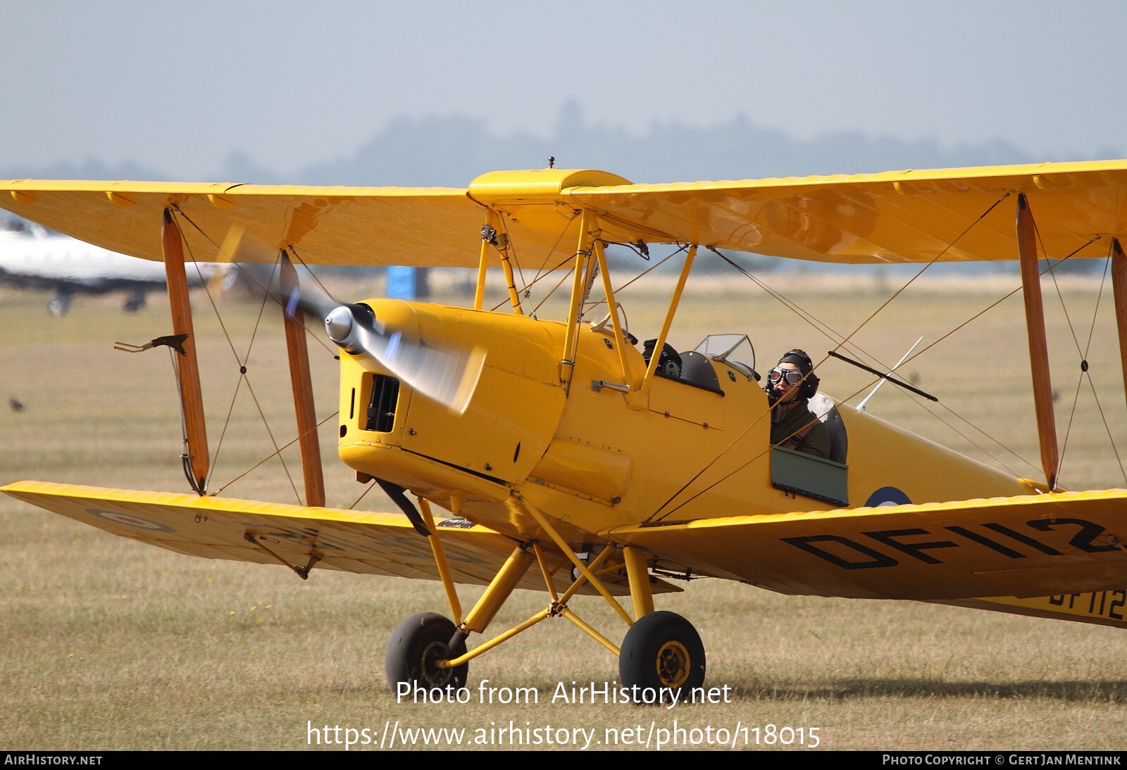 Aircraft Photo of G-ANRM / DF112 | De Havilland D.H. 82A Tiger Moth II | UK - Air Force | AirHistory.net #118015