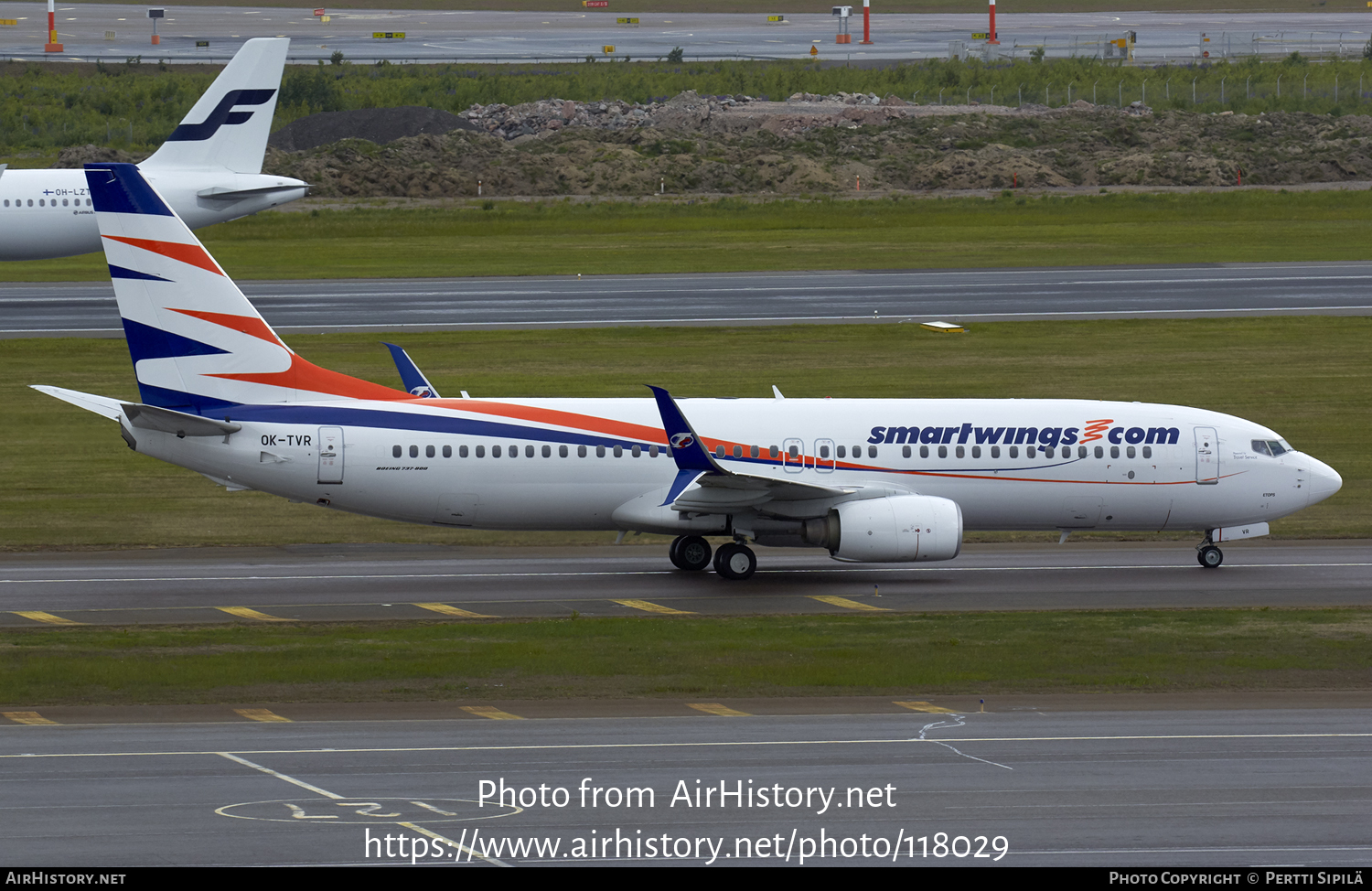 Aircraft Photo of OK-TVR | Boeing 737-86N | Smartwings | AirHistory.net #118029