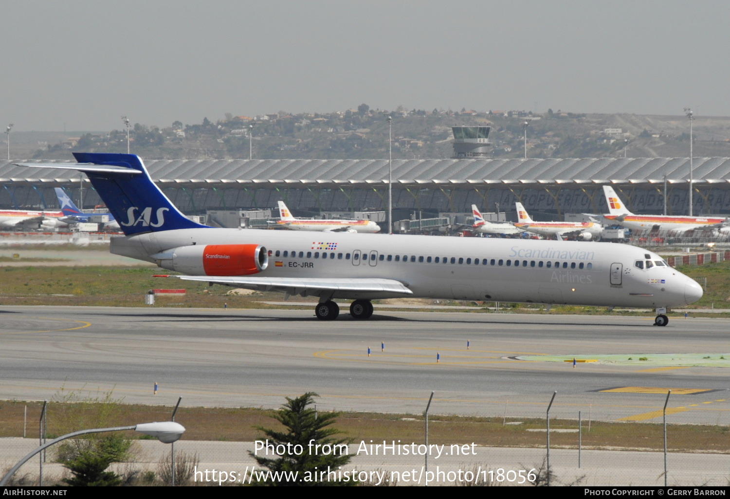 Aircraft Photo of EC-JRR | McDonnell Douglas MD-87 (DC-9-87) | Scandinavian Airlines - SAS | AirHistory.net #118056