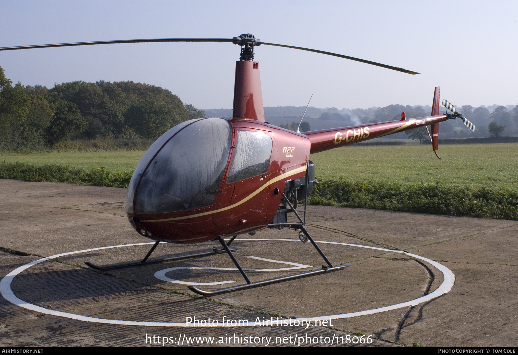 Aircraft Photo of G-CHIS | Robinson R-22 Beta | AirHistory.net #118066