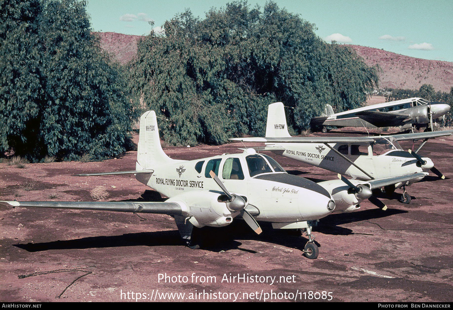 Aircraft Photo of VH-FDX | Beech B95 Travel Air | Royal Flying Doctor Service - RFDS | AirHistory.net #118085