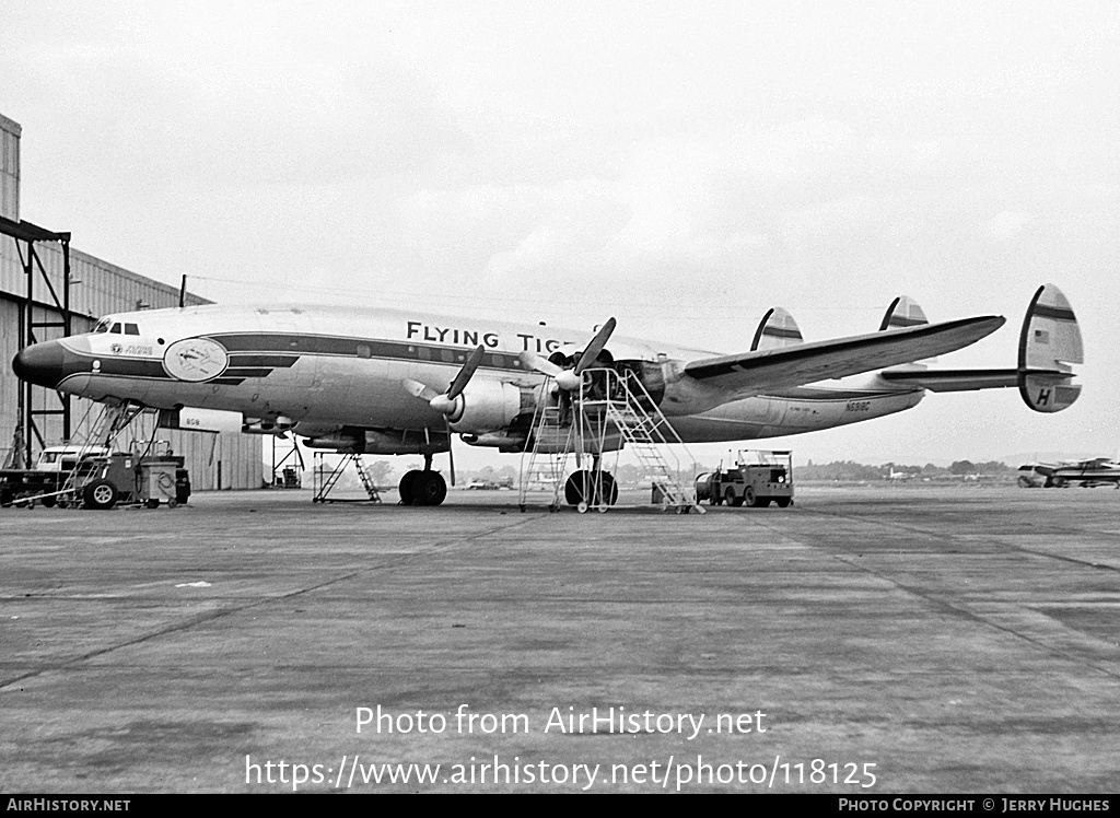 Aircraft Photo of N6918C | Lockheed L-1049H Super Constellation | Flying Tiger Line | AirHistory.net #118125