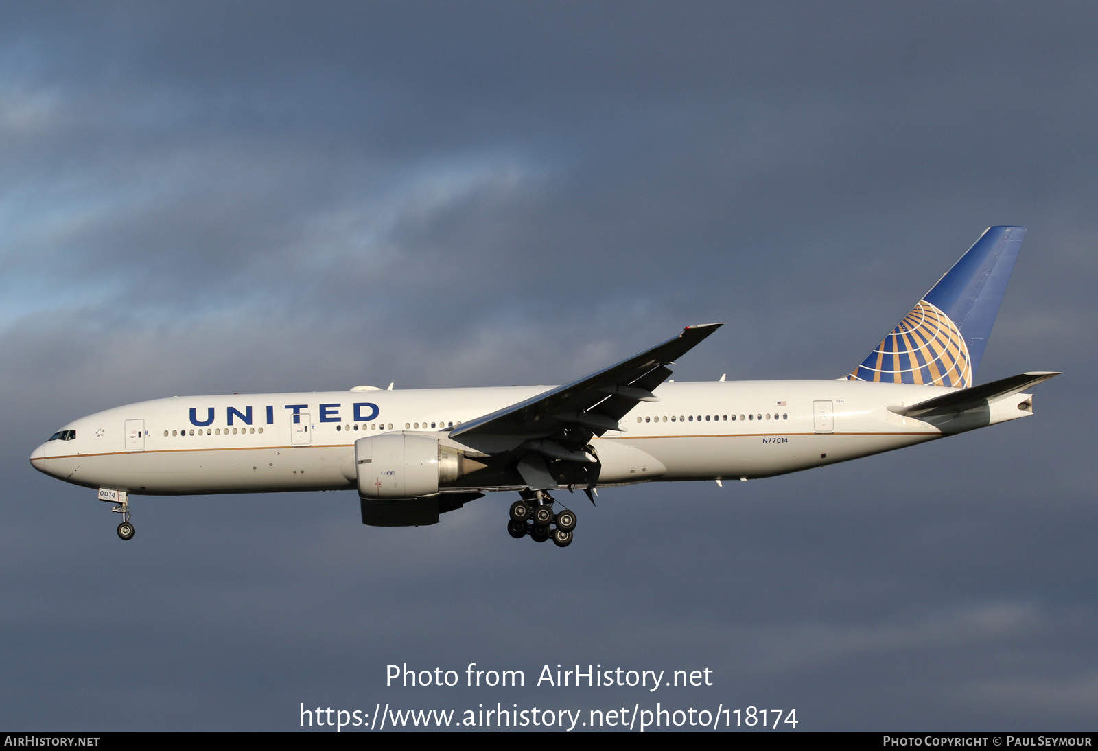 Aircraft Photo of N77014 | Boeing 777-224/ER | United Airlines | AirHistory.net #118174