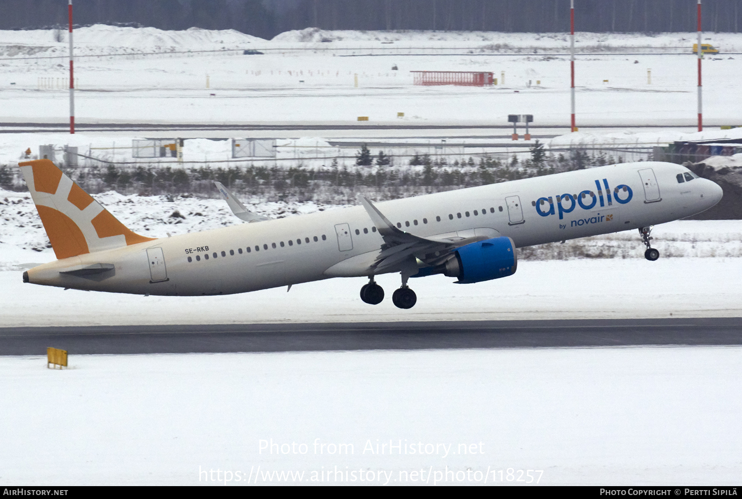 Aircraft Photo of SE-RKB | Airbus A321-251N | Apollo Travel | AirHistory.net #118257