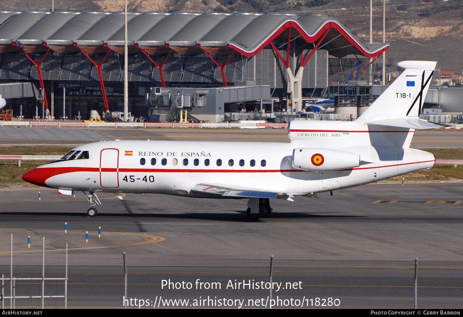 Aircraft Photo of T.18-1 | Dassault Falcon 900B | Spain - Air Force | AirHistory.net #118280