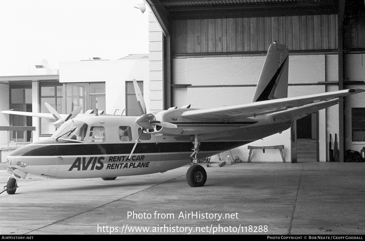 Aircraft Photo of VH-ELH | Aero Commander 680F Commander | Avis Rent-a-Plane | AirHistory.net #118288