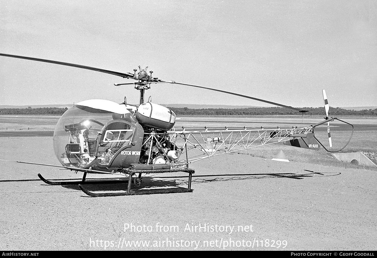 Aircraft Photo of VH-AHH | Agusta AB-47G-3B-1 | Rotor Work | AirHistory.net #118299