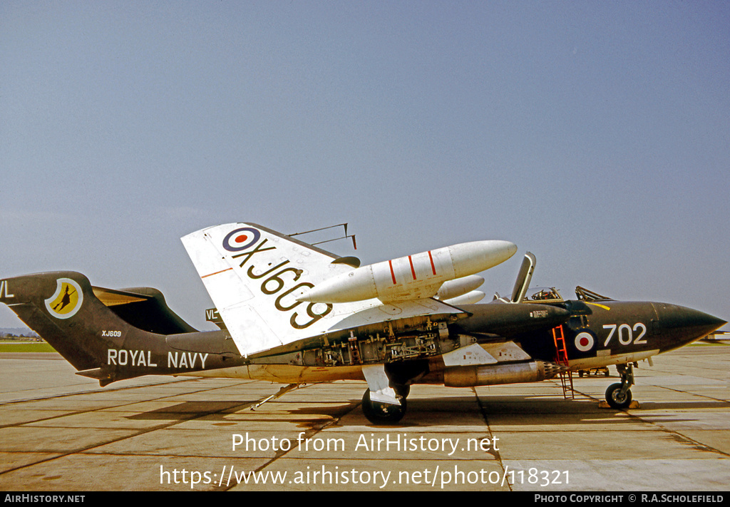 Aircraft Photo of XJ609 | De Havilland D.H. 110 Sea Vixen FAW2 | UK - Navy | AirHistory.net #118321