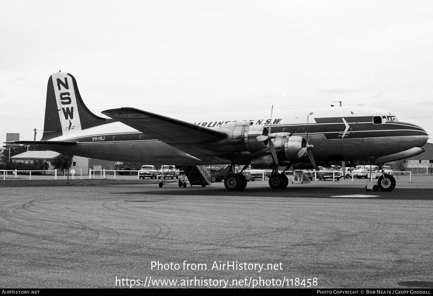 Aircraft Photo of VH-INJ | Douglas DC-4-1009 | Airlines of NSW | AirHistory.net #118458