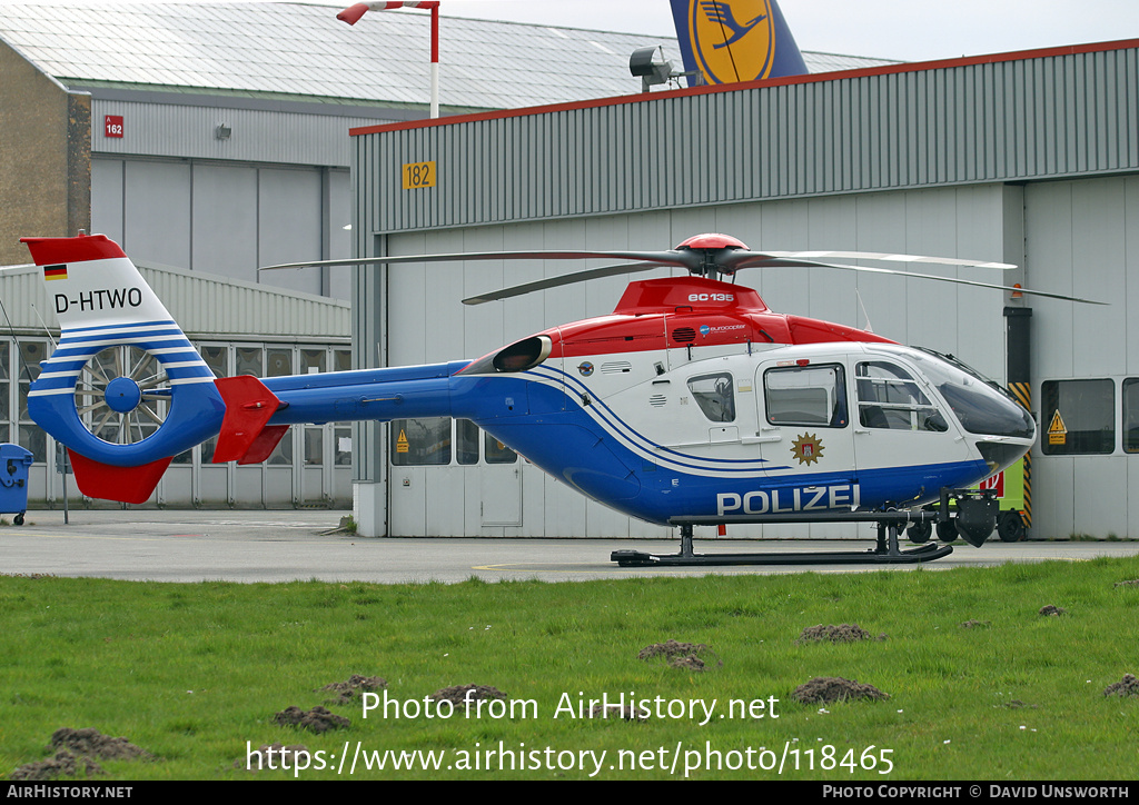 Aircraft Photo of D-HTWO | Eurocopter EC-135P-2 | Polizei Hamburg | AirHistory.net #118465