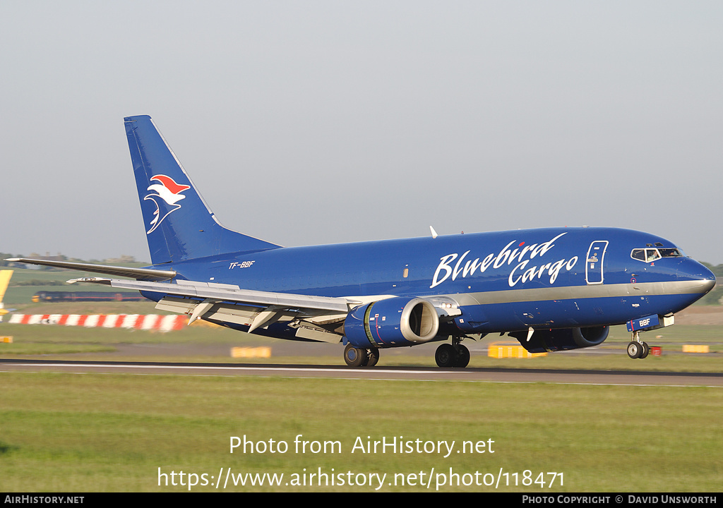 Aircraft Photo of TF-BBF | Boeing 737-36E(SF) | Bluebird Cargo | AirHistory.net #118471