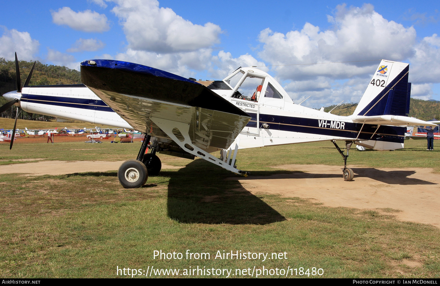 Aircraft Photo of VH-MDR | PZL-Mielec M-18B Dromader | R-Mach Aviation | AirHistory.net #118480