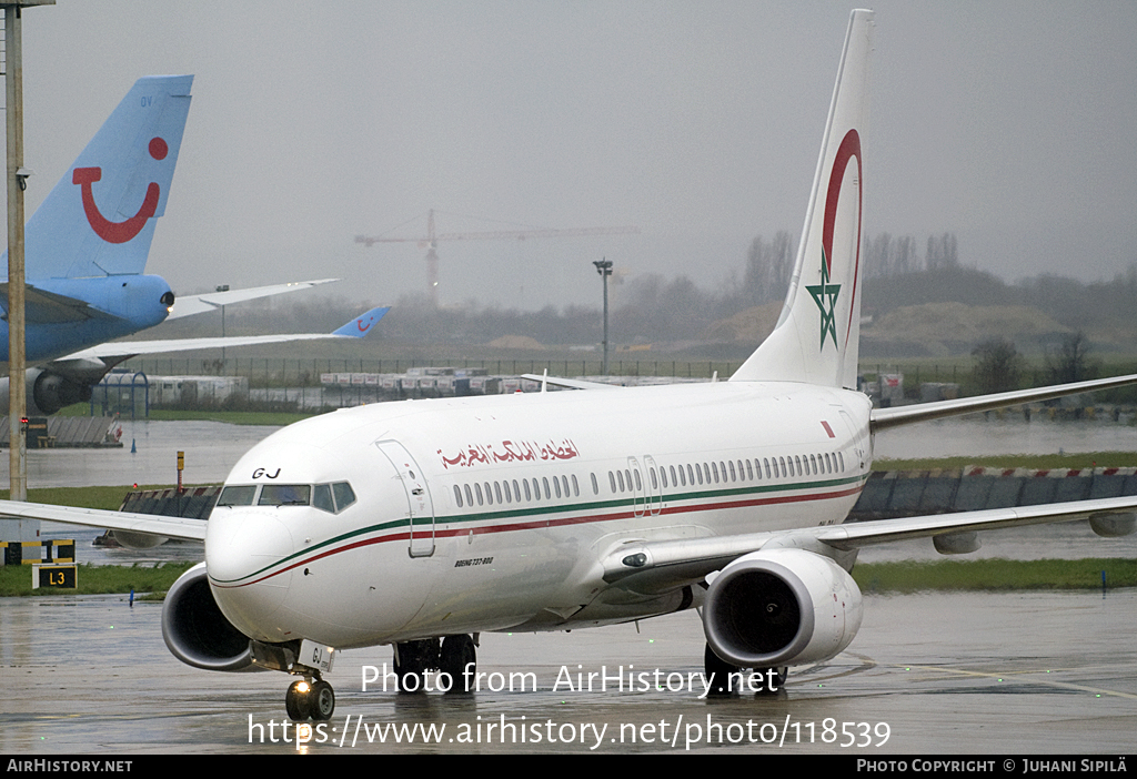 Aircraft Photo of CN-RGJ | Boeing 737-8B6 | Royal Air Maroc - RAM | AirHistory.net #118539