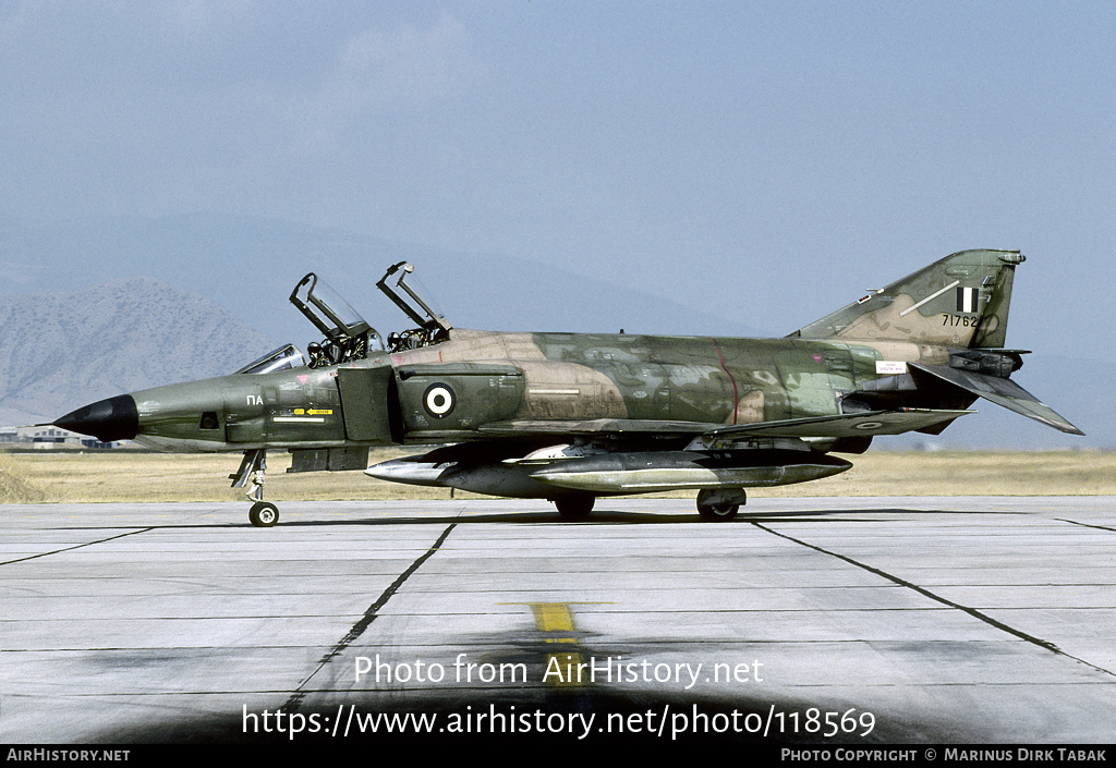 Aircraft Photo of 71762 | McDonnell Douglas RF-4E Phantom II | Greece - Air Force | AirHistory.net #118569