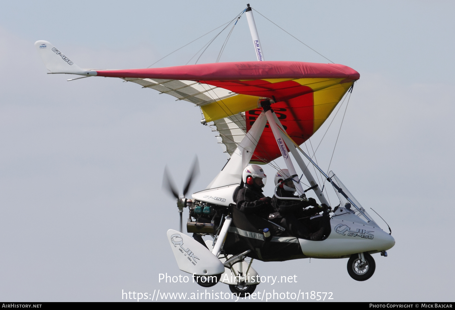 Aircraft Photo of G-CGLG | P&M Aviation Quik GT450 | AirHistory.net #118572