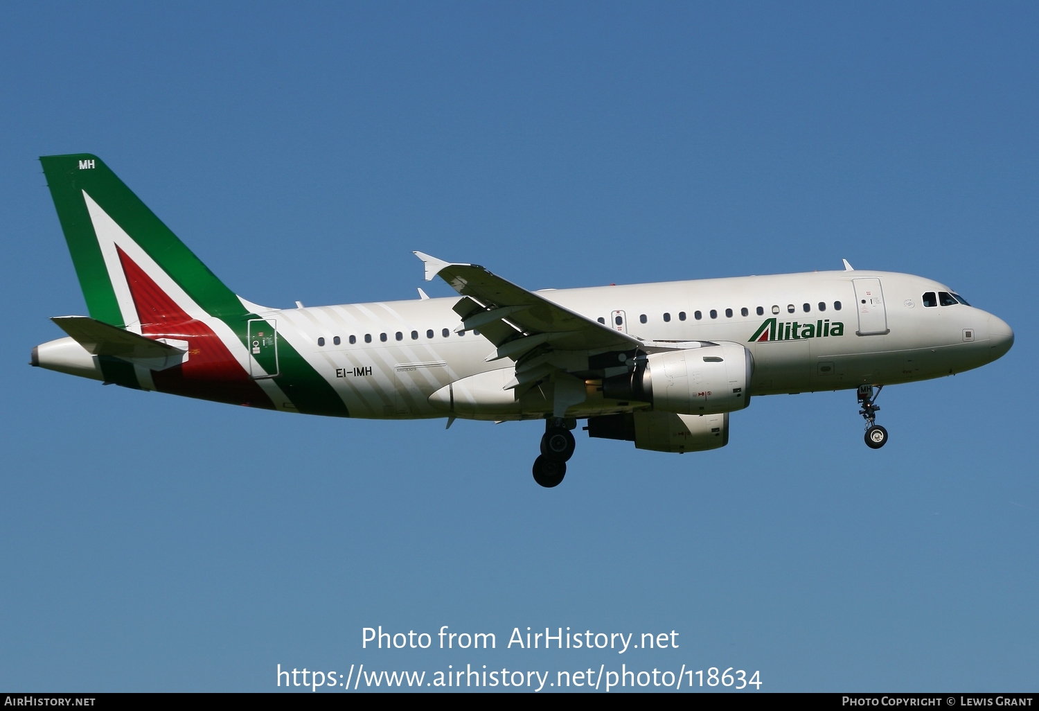 Aircraft Photo of EI-IMH | Airbus A319-112 | Alitalia | AirHistory.net #118634