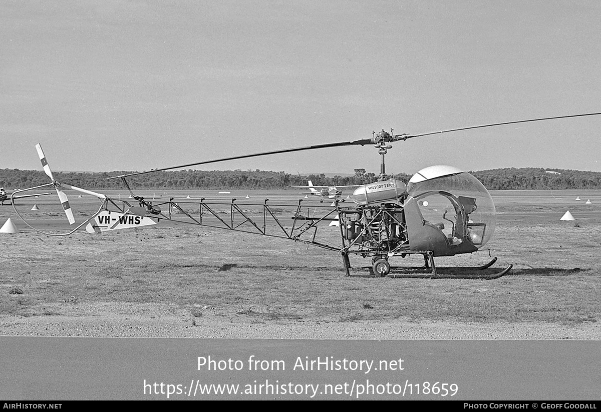 Aircraft Photo of VH-WHS | Bell 47G-2 | Wescopters | AirHistory.net #118659