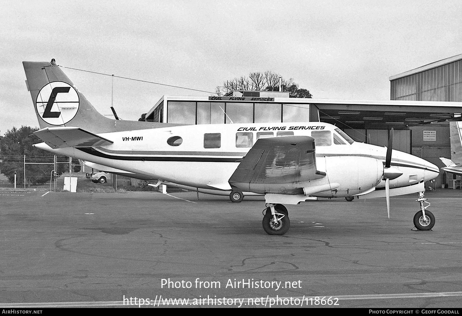 Aircraft Photo of VH-MWI | Beech 70 Queen Air | Civil Flying Services | AirHistory.net #118662