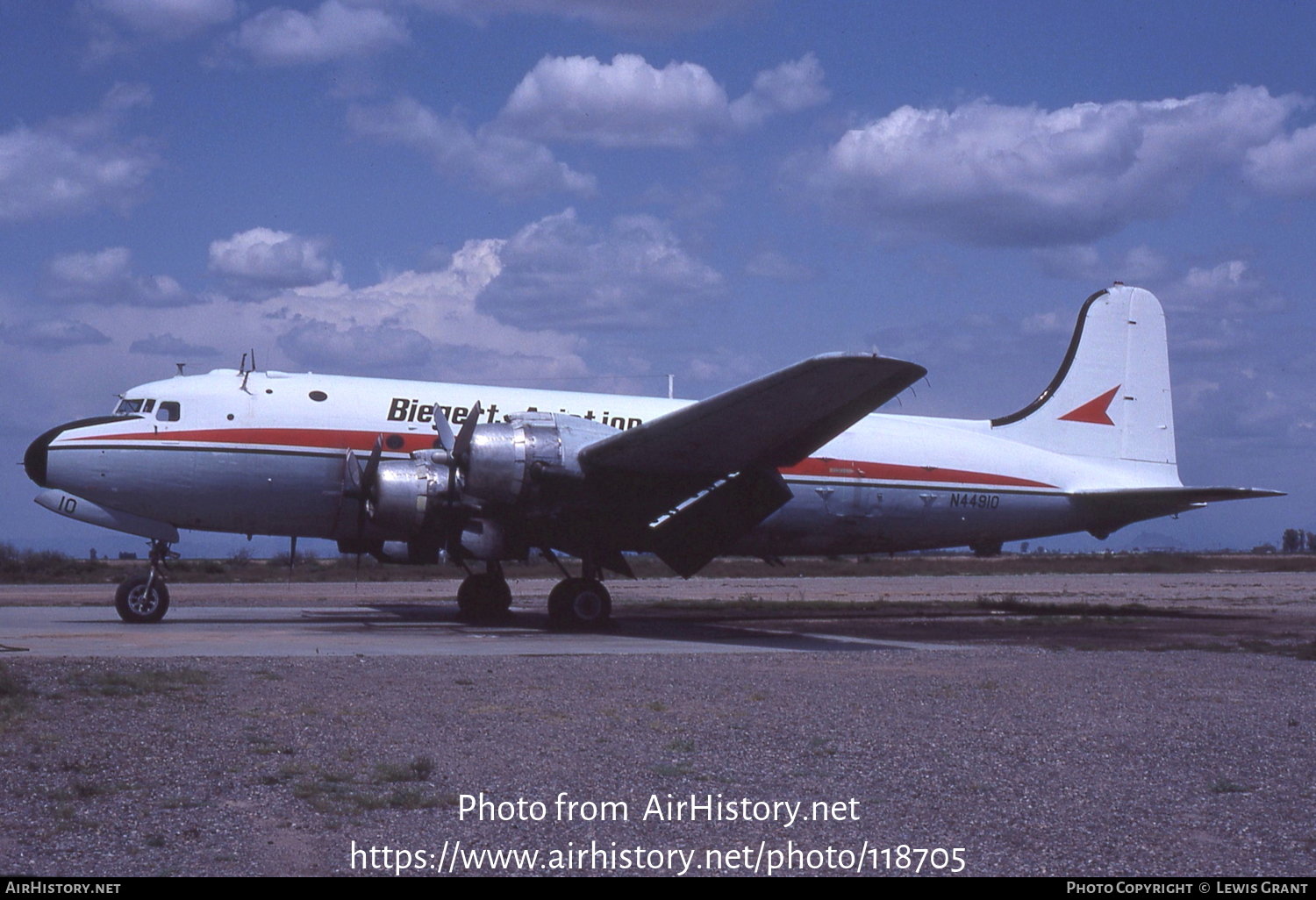 Aircraft Photo of N44910 | Douglas C-54Q Skymaster | Biegert Aviation | AirHistory.net #118705