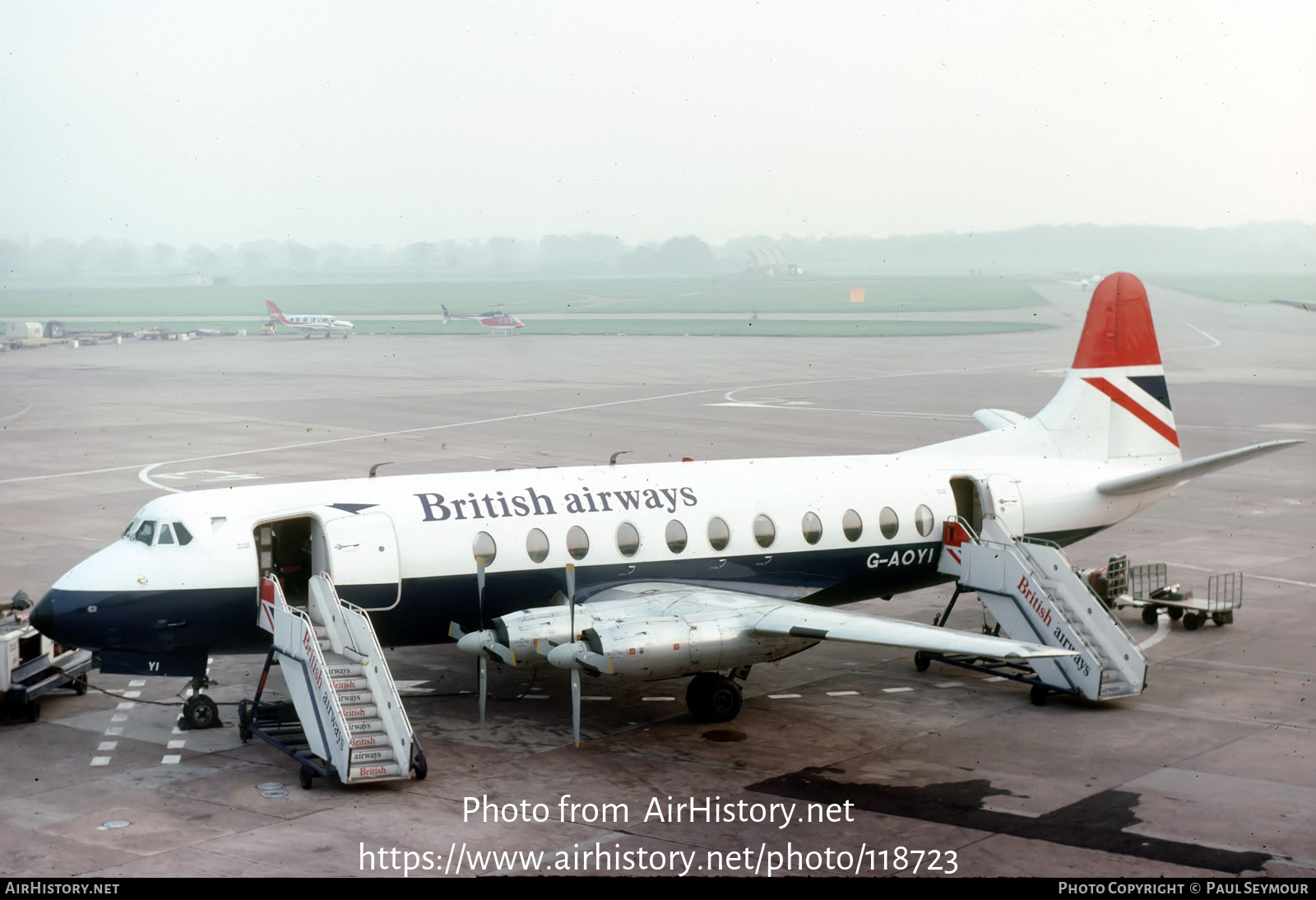 Aircraft Photo of G-AOYI | Vickers 806 Viscount | British Airways | AirHistory.net #118723