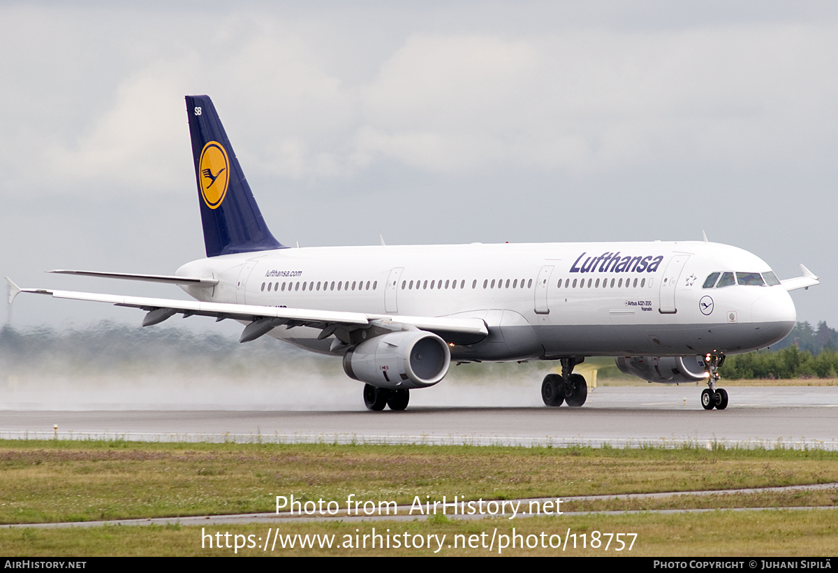 Aircraft Photo of D-AISB | Airbus A321-231 | Lufthansa | AirHistory.net #118757