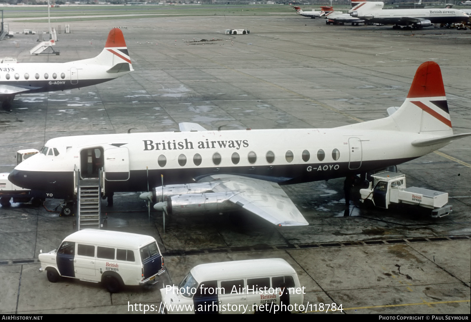 Aircraft Photo of G-AOYO | Vickers 806 Viscount | British Airways | AirHistory.net #118784