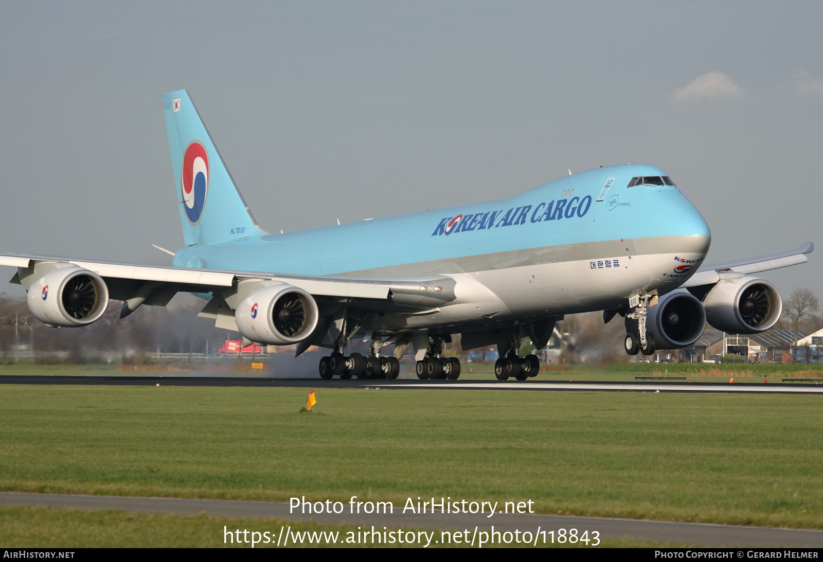 Aircraft Photo of HL7610 | Boeing 747-8HTF/SCD | Korean Air Cargo | AirHistory.net #118843