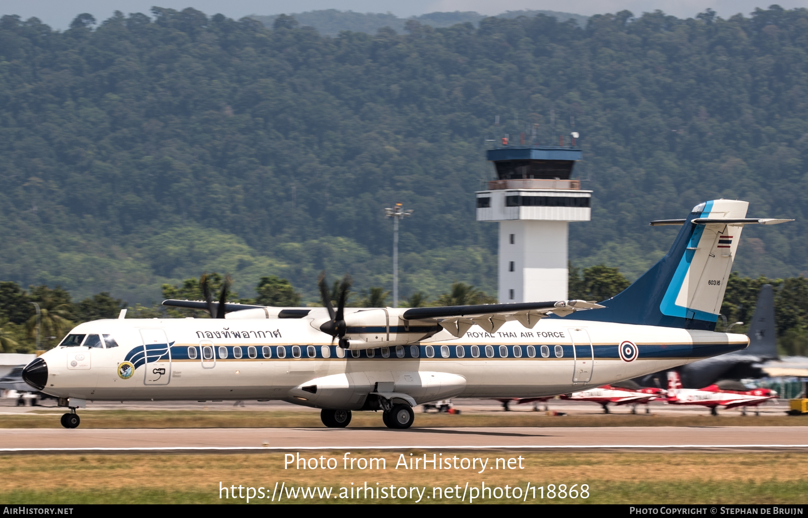 Aircraft Photo of L16-4/52 | ATR ATR-72-212 | Thailand - Air Force | AirHistory.net #118868