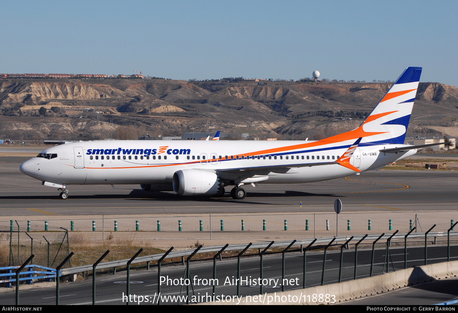 Aircraft Photo of OK-SWA | Boeing 737-8 Max 8 | Smartwings | AirHistory.net #118883