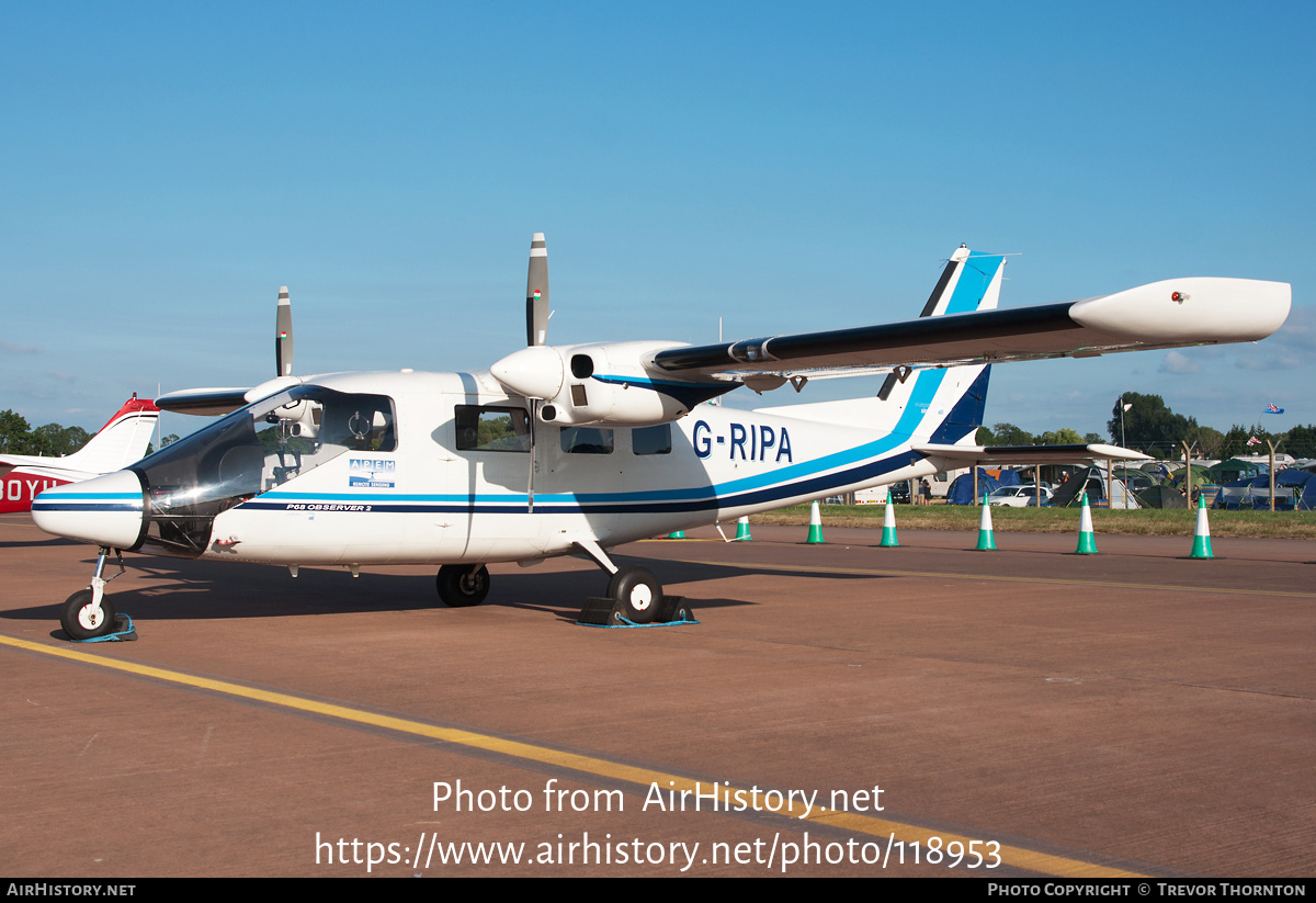 Aircraft Photo of G-RIPA | Vulcanair P-68 Observer 2 | AirHistory.net #118953