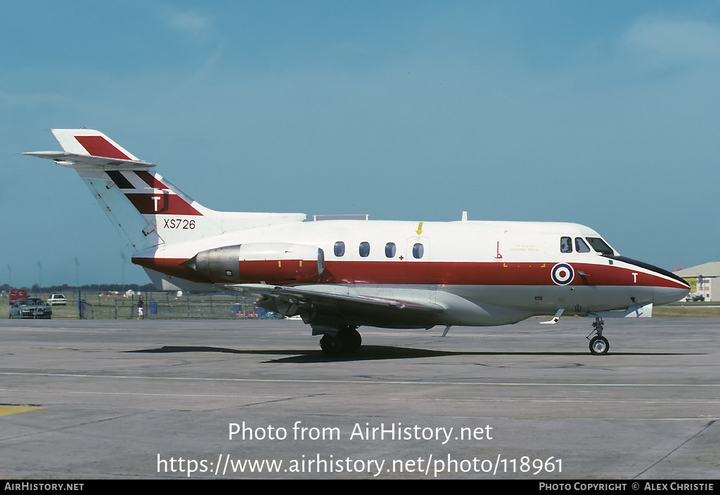 Aircraft Photo of XS726 | Hawker Siddeley HS-125-2 Dominie T1 | UK - Air Force | AirHistory.net #118961