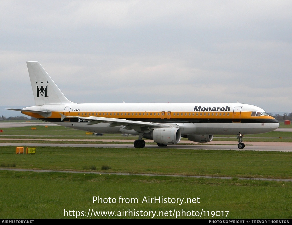 Aircraft Photo of G-MPCD | Airbus A320-212 | Monarch Airlines | AirHistory.net #119017