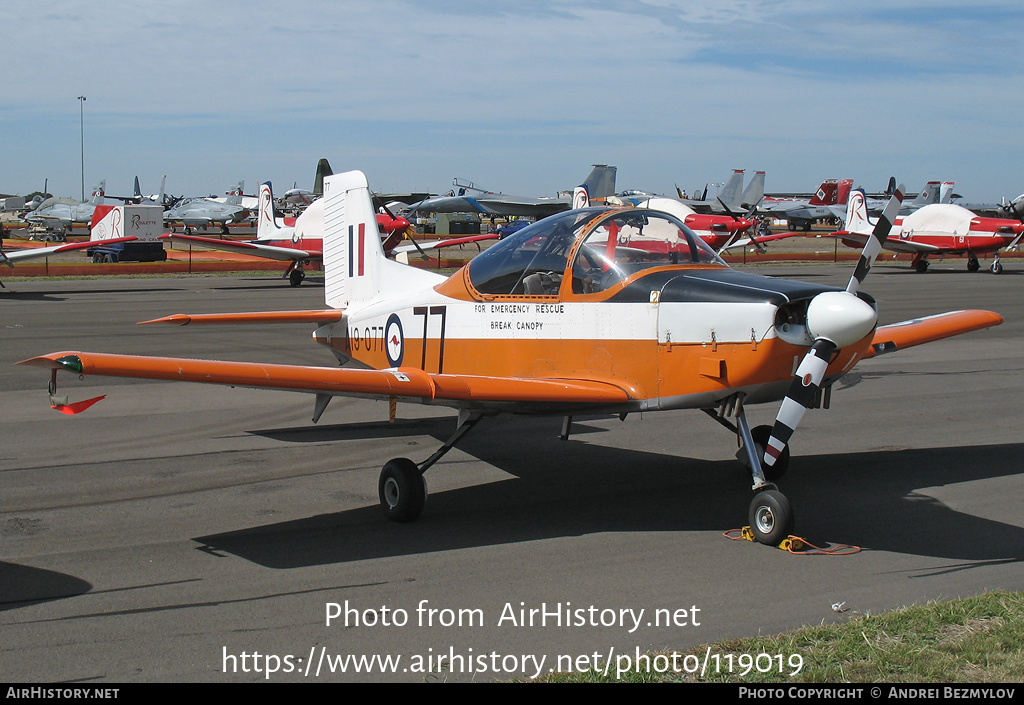 Aircraft Photo of VH-NZP / A19-077 | New Zealand CT-4A Airtrainer | Australia - Air Force | AirHistory.net #119019